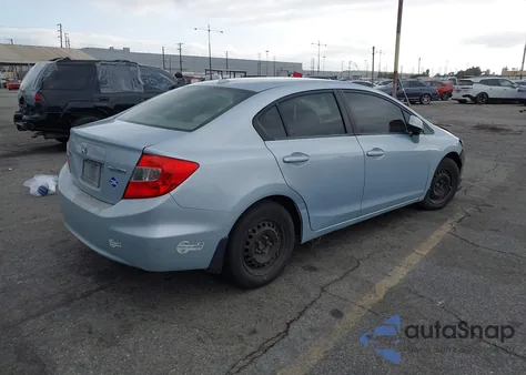 2012 Honda Civic Natural Gas из США, поврежденный, VIN 19XFB5F5XCE000717